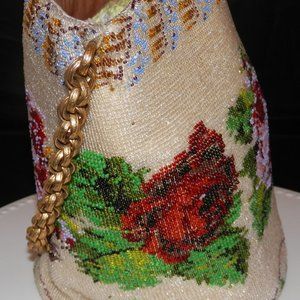 Beautiful Aurora Borealis Hand Beaded Vintage Even